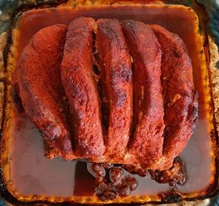 Pampanella al forno su teglia, specialità tradizionale del Molise